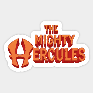 The Mighty Hercules title Sticker